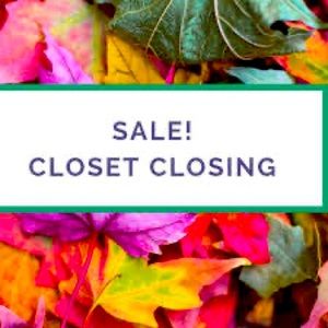 Closet Closing! PRICES DROPPED!!